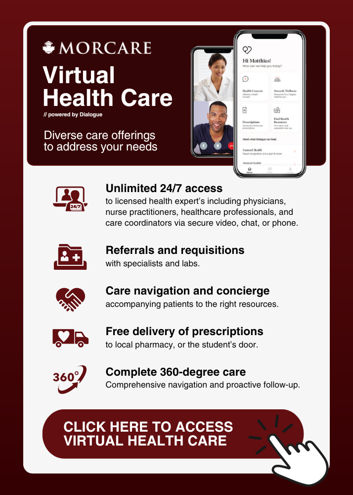 Virtual Health Care power by Dialogue. Click here to access virtual health care.